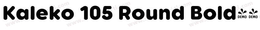 Kaleko 105 Round Bold字体转换